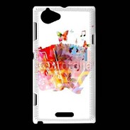 Coque Sony Xperia L Accordéon en dessin 25