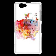 Coque Sony Xperia Z1 Compact Accordéon en dessin 25