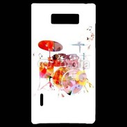 Coque LG Optimus L7 Batterie en dessin 25
