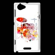Coque Sony Xperia L Batterie en dessin 25