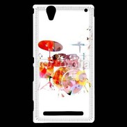 Coque Sony Xperia T2 Ultra Batterie en dessin 25