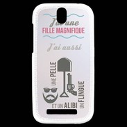 Coque HTC One SV J'ai une fille ZG