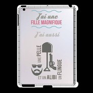 Coque iPad 2/3 J'ai une fille ZG