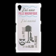 Coque Sony Xpéria Z1 J'ai une fille ZG