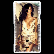 Coque Sony Xperia T Brune sexy 85