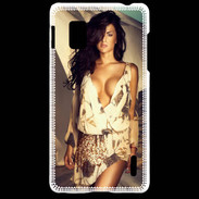 Coque LG Optimus G Brune sexy 85