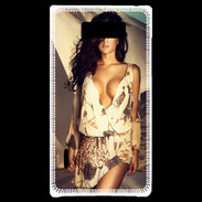 Coque LG Optimus L7 Brune sexy 85