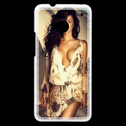 Coque HTC One Brune sexy 85