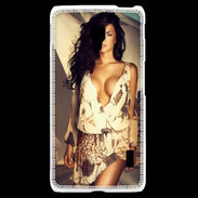 Coque LG F6 Brune sexy 85