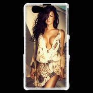 Coque Sony Xperia Z1 Compact Brune sexy 85