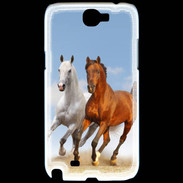 Coque Samsung Galaxy Note 2 Duo de chevaux