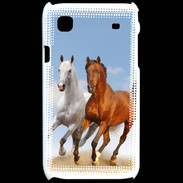 Coque Samsung Galaxy S Duo de chevaux
