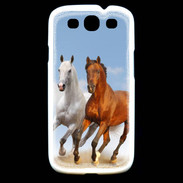 Coque Samsung Galaxy S3 Duo de chevaux