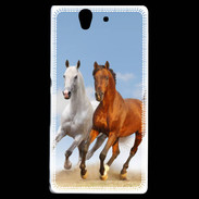 Coque Sony Xperia Z Duo de chevaux
