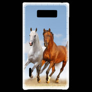 Coque LG Optimus L7 Duo de chevaux