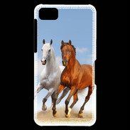 Coque Blackberry Z10 Duo de chevaux