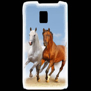 Coque LG P990 Duo de chevaux
