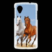 Coque LG Nexus 5 Duo de chevaux