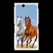 Coque Sony Xpéria Z Ultra Duo de chevaux