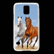 Coque Samsung Galaxy S5 Duo de chevaux