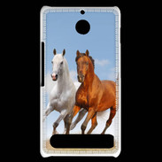 Coque Sony Xperia E1 Duo de chevaux