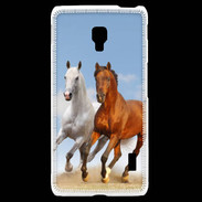 Coque LG F6 Duo de chevaux
