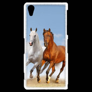 Coque Sony Xperia Z2 Duo de chevaux