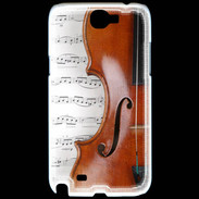 Coque Samsung Galaxy Note 2 Violon et partitions