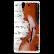 Coque Sony Xperia Z Violon et partitions