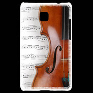 Coque LG Optimus L3 II Violon et partitions