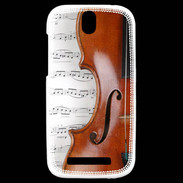 Coque HTC One SV Violon et partitions