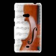 Coque Nokia Lumia 625 Violon et partitions