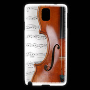 Coque Samsung Galaxy Note 3 Violon et partitions