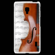 Coque LG F6 Violon et partitions