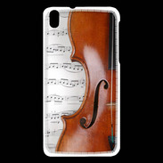 Coque HTC Desire 816 Violon et partitions