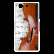 Coque Sony Xperia Z3 Compact Violon et partitions