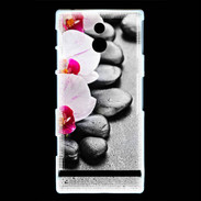 Coque Sony Xperia P Orchidée Zen 