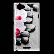 Coque Sony Xperia L Orchidée Zen 