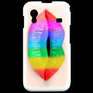 Coque Samsung ACE S5830 Bouche Arc en Ciel