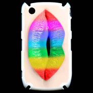 Coque Blackberry 8520 Bouche Arc en Ciel