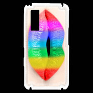 Coque Samsung Player One Bouche Arc en Ciel