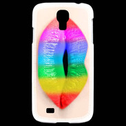 Coque Samsung Galaxy S4 Bouche Arc en Ciel