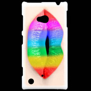 Coque Nokia Lumia 720 Bouche Arc en Ciel