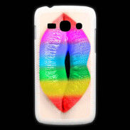 Coque Samsung Galaxy Ace3 Bouche Arc en Ciel