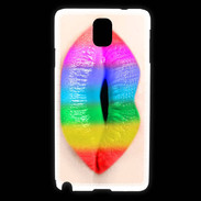 Coque Samsung Galaxy Note 3 Bouche Arc en Ciel