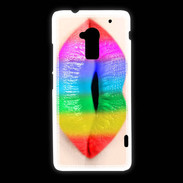 Coque HTC One Max Bouche Arc en Ciel