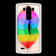 Coque LG G3 Bouche Arc en Ciel