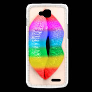 Coque LG L90 Bouche Arc en Ciel