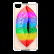Coque Blackberry Z30 Bouche Arc en Ciel