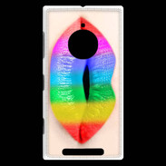 Coque Nokia Lumia 830 Bouche Arc en Ciel